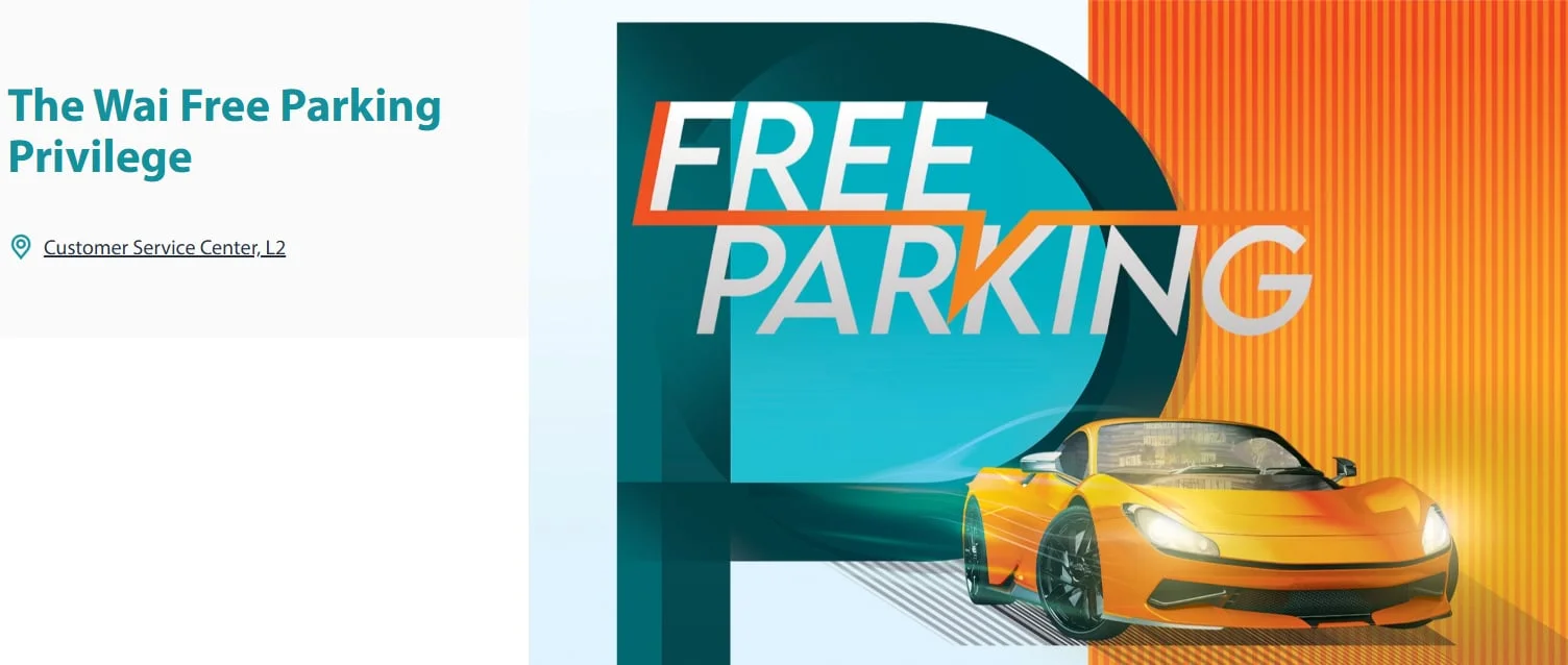 The Wai parking promotion